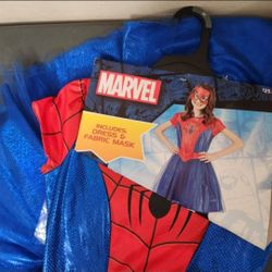 Spiderman Girl Costume Size 7-8