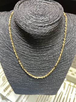 10k gold SOLID Milano chain for a good price!!