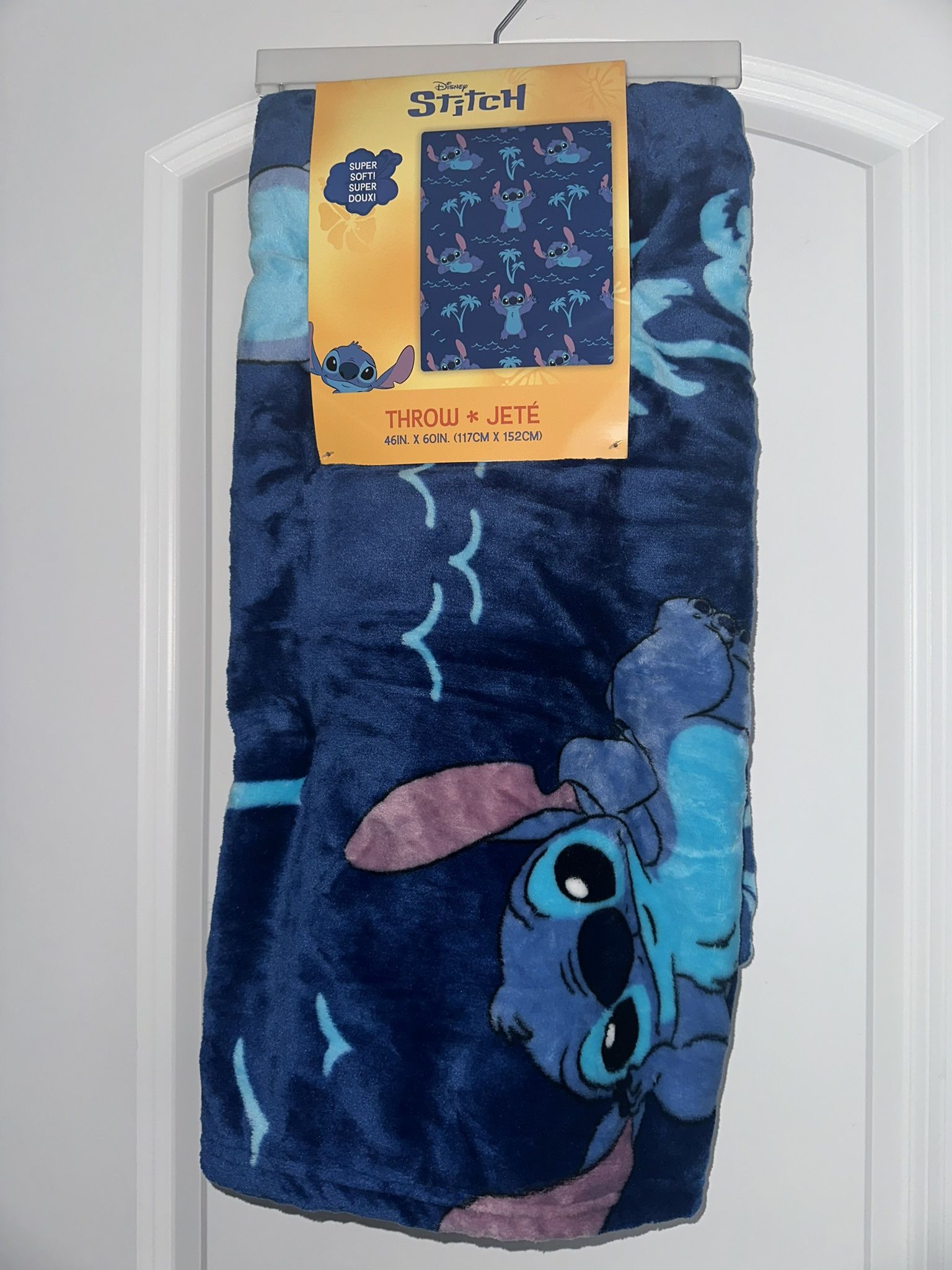 DISNEY STITCH BLUE THROW-FIRM PRICE