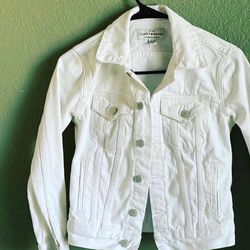 Women’s Lucky Brand White Denim Jacket, XS