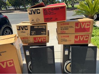 Jvc vintage stereo system 8 pieces