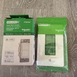 Square D X Series Smart Dimmer Wifi Light Switch Single-Pole/3-Way for LED