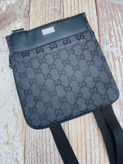 GUCCI CROSSBODY CANVAS AUTHENTIC MONOGRAM BAG NAVY WITH CERTIFICATE 