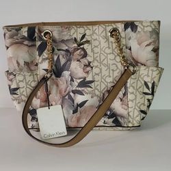 Calvin Klein Floral Purse Shoulder Bag