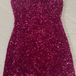 Medium Hot Pink Dress