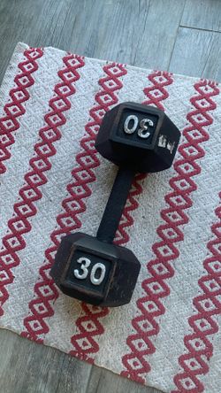 Single 30 lb Dumbbell