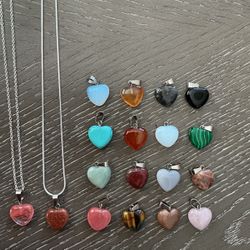 💖 Crystal Heart Necklaces – 3 for $12 Shipped – You Choose the Pendants!”