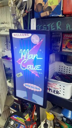 10x19 Mancave sign.