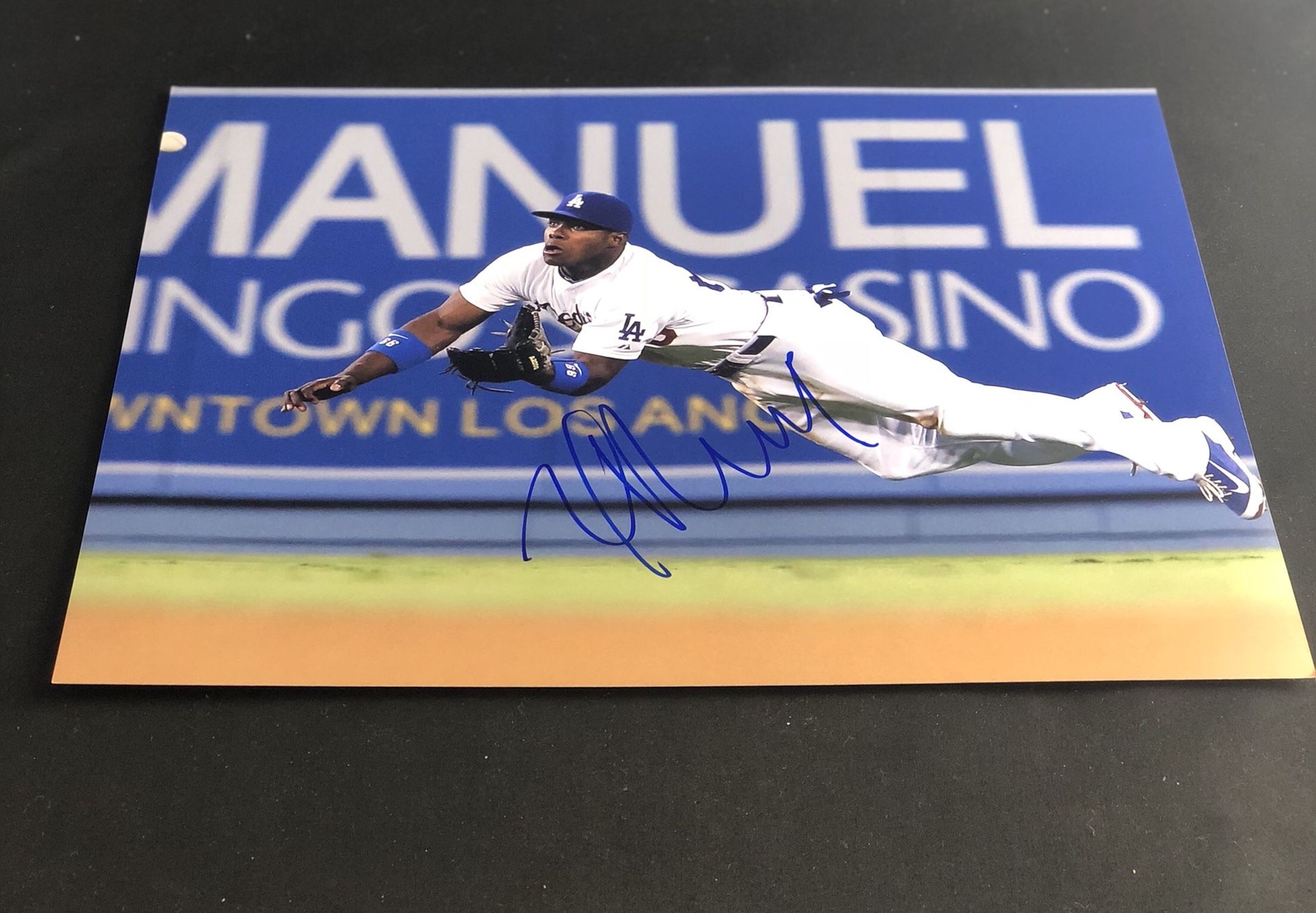 Yasiel Puig signed 11x14 Photo