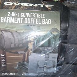 Vented 2 In 1 Convertible Garment Duffel Bag
