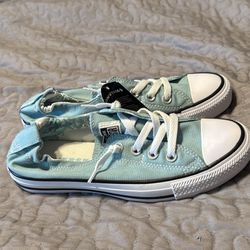 Teal Converse Size 8