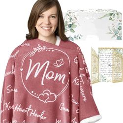 Brand New Mothers Day Gift - Best Mom Blanket, Mom Birthday Gifts, Mothers Birthday Gifts for Mom from Daughter Son