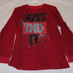 Take That! "JUST DID IT"  Womens  Long Sleeve T Shirt Size L