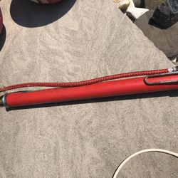Red Hand Held Bicycle Pump