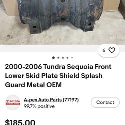 Toyota Skid Plate 