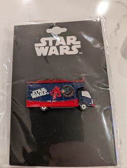 Disney Star Wars The Mandalorian Treasure Truck D23 Enamel Pin Sealed