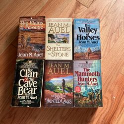 Jean M Auel 6 Novels