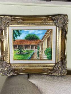 Very nice oil on car or painting