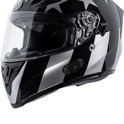Motorcycle Helmet with Bluetooth + Sun Visor - XXL