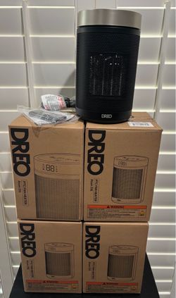 NEW DREO 5-Mode Portable Tip Over Protection Electric Heater w/ Remote Control - $20