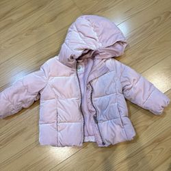 Gap Kids pink warmest puffer jacket, size 2 years🥼