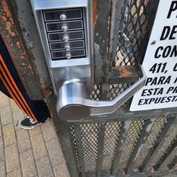 Simplex Mechanical Combination Lock Lever Handle Metal Keypad Outdoor Key Over