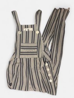 Striped Overalls