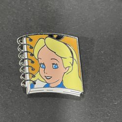 Alice Notebook Disney Pin