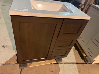 New 30 in Bathroom Vanity with Sink Top