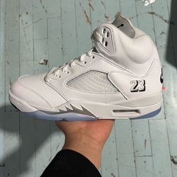Jordan 5 white metallic 🔥🔥