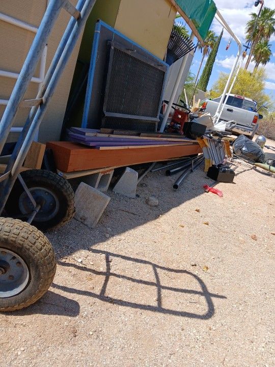 Six by eight by sixteen feet long header