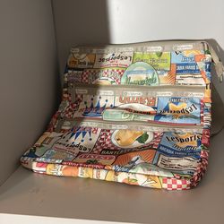 Lesportsac Daniella crossbody bag grocery store labels