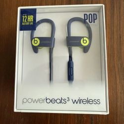Powerbeats 3 Wireless Headphones - Pop Collection - Indigo power beats
