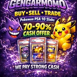 BUY PSA 10 ENGLISH SLABS BULK 70-90%