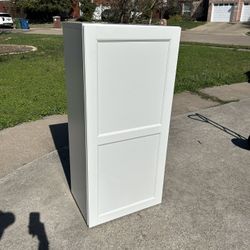 White IKEA Storage Cabinet Besta Vassbo