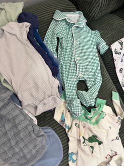 Bulk Boy Baby Clothes Lot NB-3mo