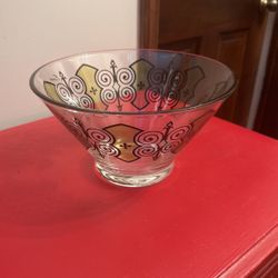 Mid Century Anchor Hocking Glass Bowl