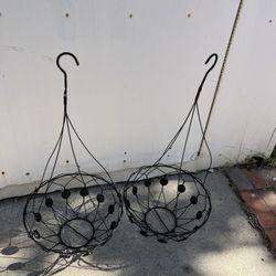 Metal Hanging Planters Basket 