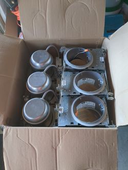 6 New Halo Canned Light Housings 6" 