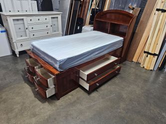 Twin captains bed