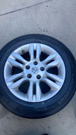 2007-2012 nissan altima two used rims size 16
