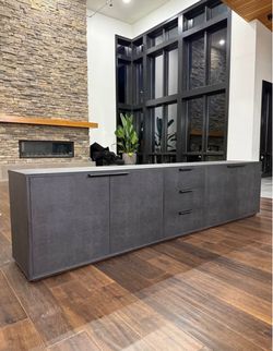 Restoration Hardware media console