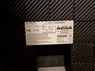 SONY® Television  XR-65A80CJ 65 inch