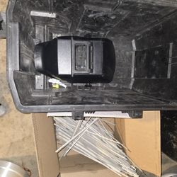 ToolBox, welding rods and helmet( Helmet Is sold)