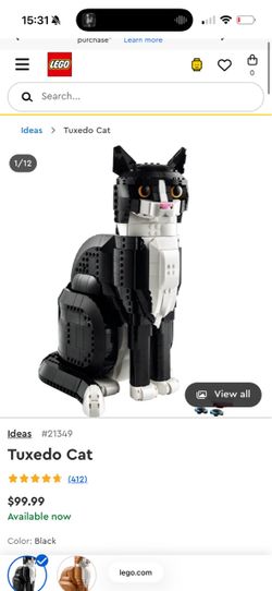 Lego Tuxedo Cat