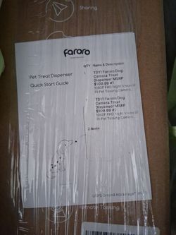 2 Faroro pet treat Dispenser