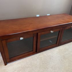 Wood TV Cabinet Stand