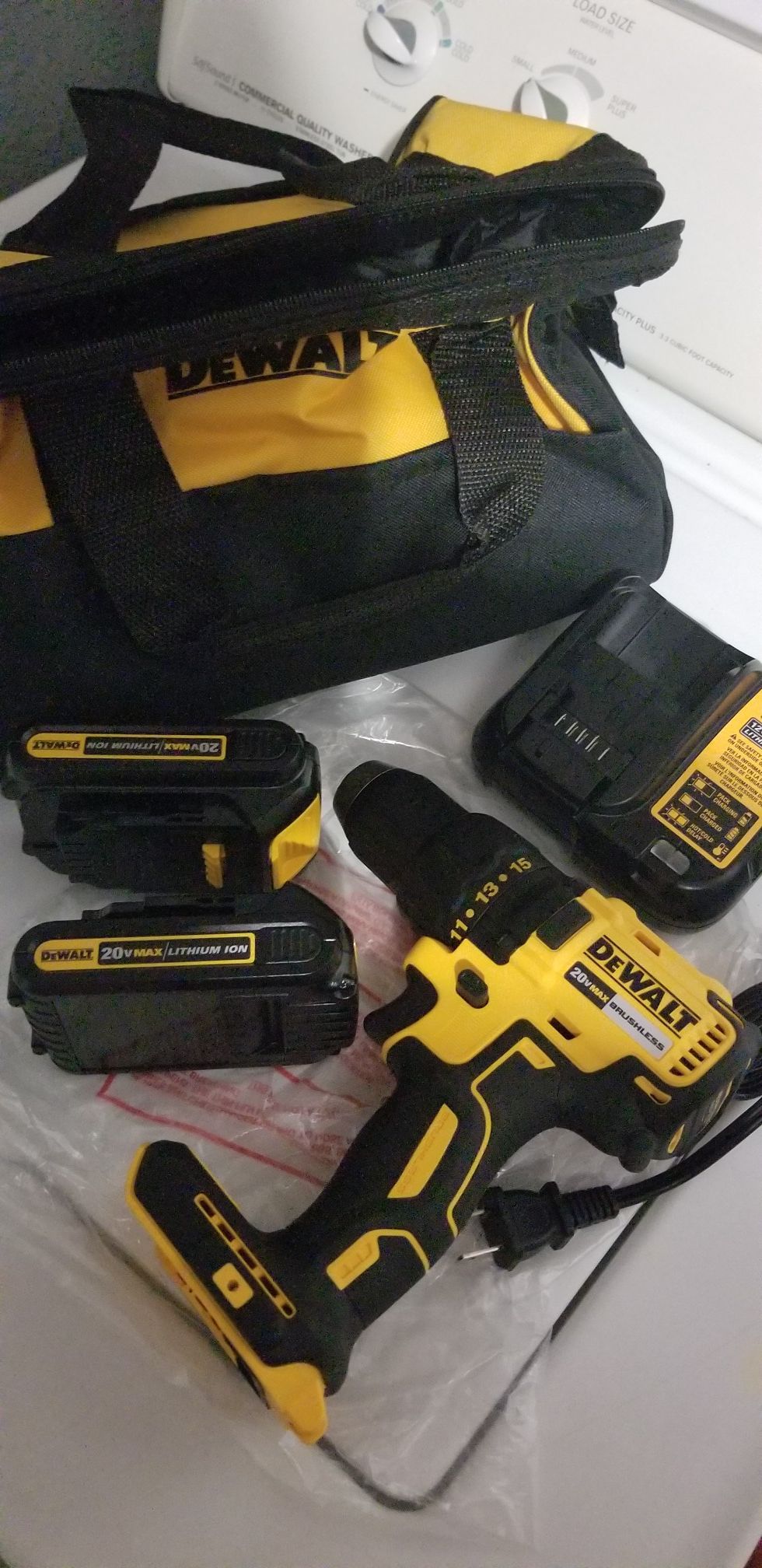 Dewalt drill 2 battery and charger
