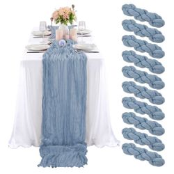 Dusty Blue Table Runner 