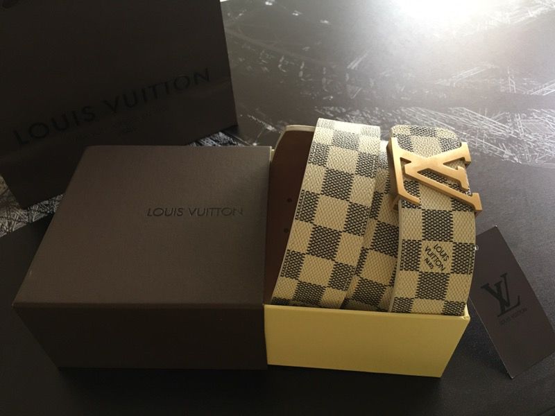 Louis Vuitton Azur Belt Men's 38 from Japan